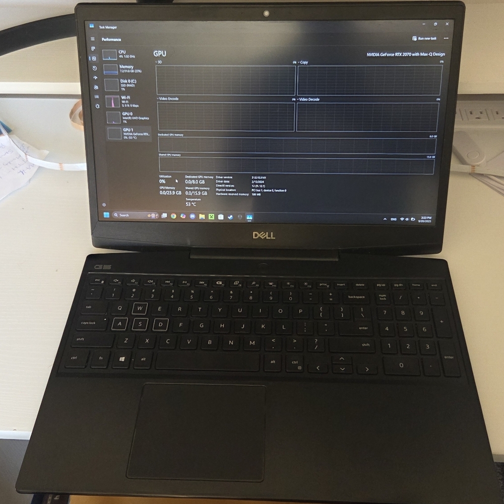Dell G5 Laptop I7 Gen 10 32gb Ram Rtx 2070